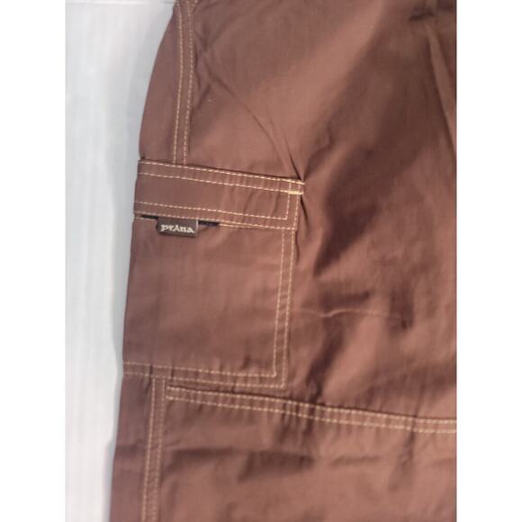 prAna Trinity Pant Sz Womens SZ M Wide Leg Chocolate Brown Gorpcore Outdoor NEW - Picture 4 of 14